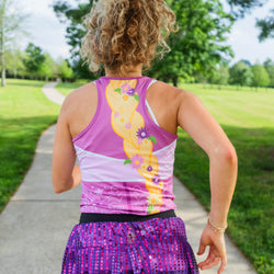 Long Hair Runner Running Outfit