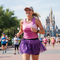 Long Hair Runner Running Outfit