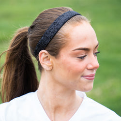 Running Juliband Non-Slip Deluxe Headband - Black Glitter