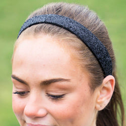 Running Juliband Non-Slip Deluxe Headband - Black Glitter