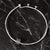 Sterling Silver Adjustable Bangle Bracelet - Antiqued 26.2 Marathon