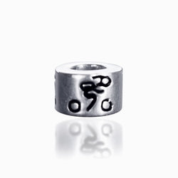 Sterling Silver Adjustable Bangle Bracelet - Cyclist