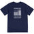 Men's Running Short Sleeve Performance Tee - Because of the Brave [Adult X-Small/Navy] - SS