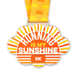 Virtual Race - Running Is My Sunshine Custom Distance