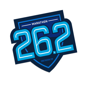 GFAR Running Sticker - 26.2 Badge