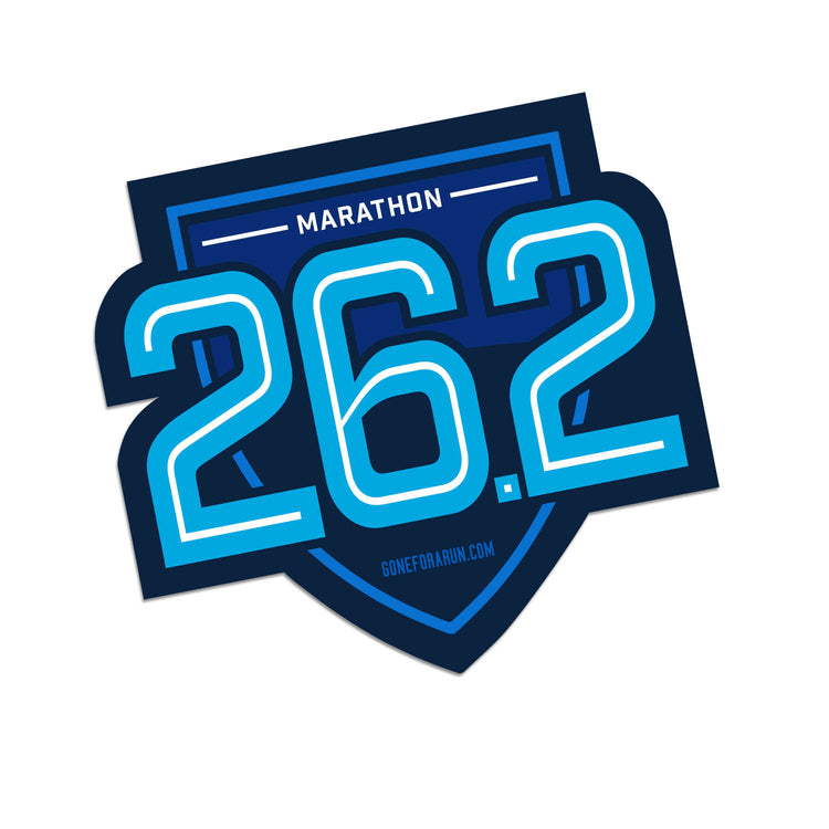 GFAR Running Sticker - 26.2 Badge