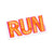 Running Sticker - Run With Inspiration