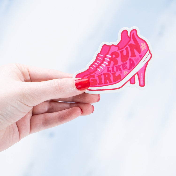 GFAR Running Sticker - Run Like A Girl