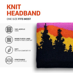 Running Knit Headband - Happy Hour