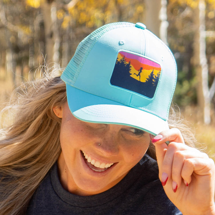 Running Trucker Hat - Happy Hour