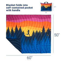 RunTechnology® Puffle Blanket - Happy Hour