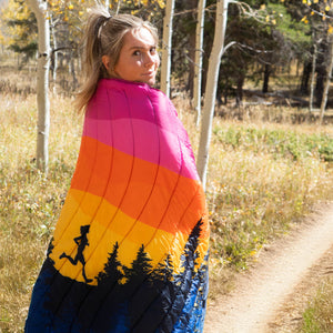 RunTechnology® Puffle Blanket - Happy Hour