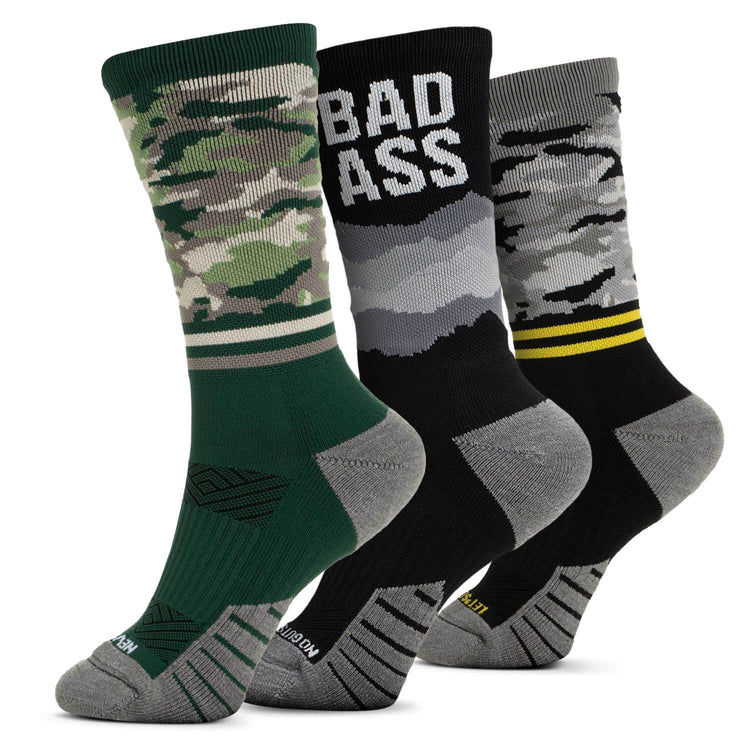 Socrates® Mid-Calf Performance Sock Set - Never Give Up