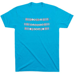 Running Short Sleeve T-Shirt - In My Runner Era [Adult X-Small/Turquoise] - SS
