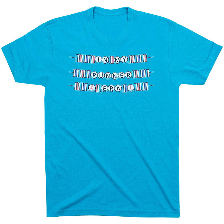 Running Short Sleeve T-Shirt - In My Runner Era [Adult X-Small/Turquoise] - SS