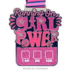 Virtual Race - Running On Girl Power Challenge 1M/5K/10K