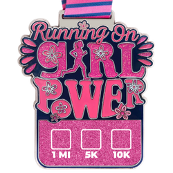 Virtual Race - Running On Girl Power Challenge 1M/5K/10K