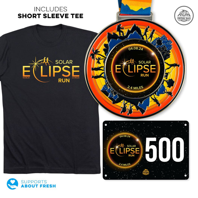 Virtual Race - Solar Eclipse Run 2.4 Miles