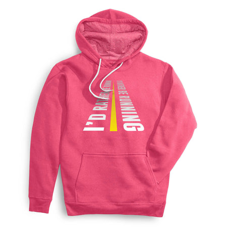 Tempo Hoodie - I'd Rather Be Running [Adult X-Small/Pink] - SS