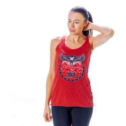 Women's Everyday Tank Top - We Run Free Because Of The Brave