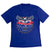 Women's Short Sleeve Tech Tee - We Run Free Because Of The Brave [Adult Large/Royal] - SS