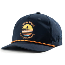 Running Rope Hat - Life Happens Running Helps