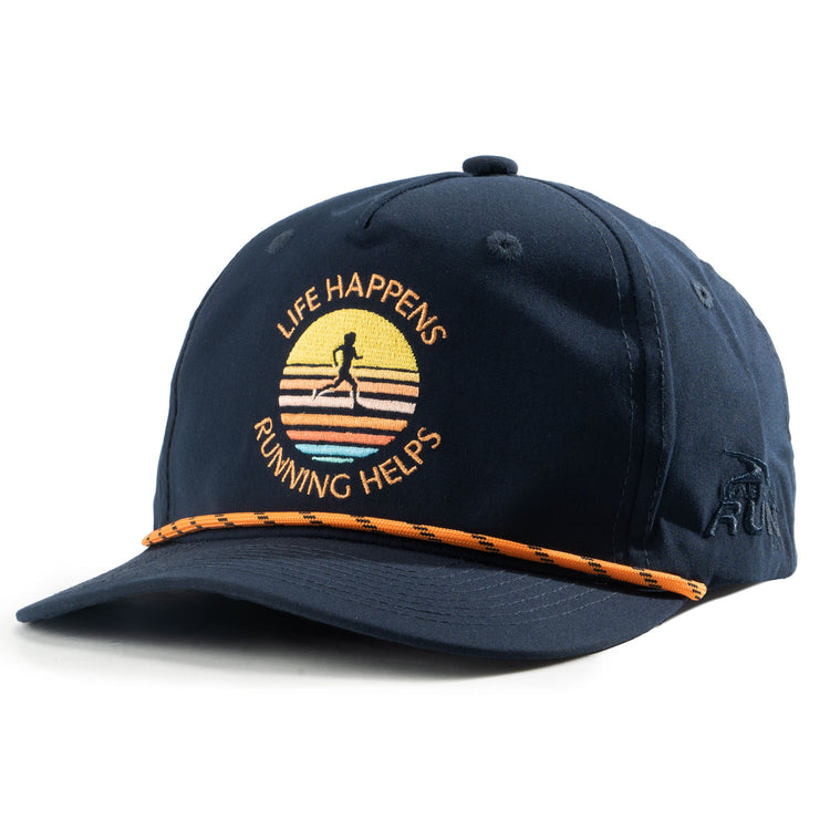 Running Rope Hat - Life Happens Running Helps