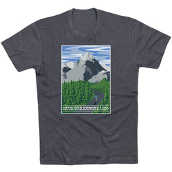 Running Short Sleeve T-Shirt - Into the Forest [Adult Medium/Charcoal] - SS