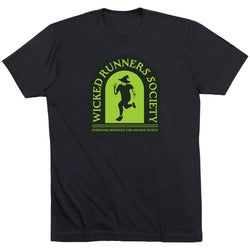 Running Short Sleeve T-Shirt - Wicked Runners Society [Adult Small/Black] - SS