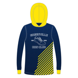 Running Lightweight Long Sleeve ShieldDri Hoodie - Custom