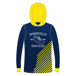 Running Lightweight Long Sleeve ShieldDri Hoodie - Custom