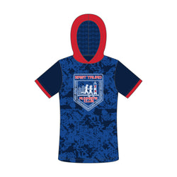 Running Lightweight Short Sleeve ShieldDri Hoodie - Custom