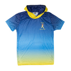 Running Lightweight Short Sleeve ShieldDri Hoodie - Custom