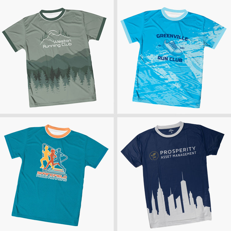 Running Short Sleeve Velocitee T-Shirt - Custom