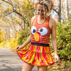 Running Tutu Skirt - Turkey Feathers