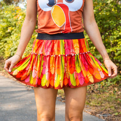 Running Tutu Skirt - Turkey Feathers