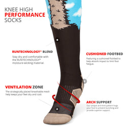 Woven Knee-High Socks - Oh Hello Ostrich Here