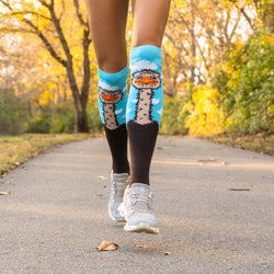 Woven Knee-High Socks - Oh Hello Ostrich Here