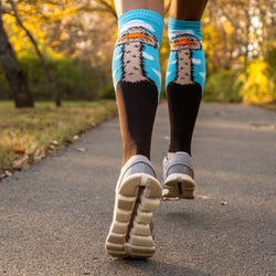 Woven Knee-High Socks - Oh Hello Ostrich Here
