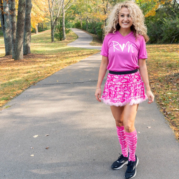 Woven Knee-High Socks - Princess