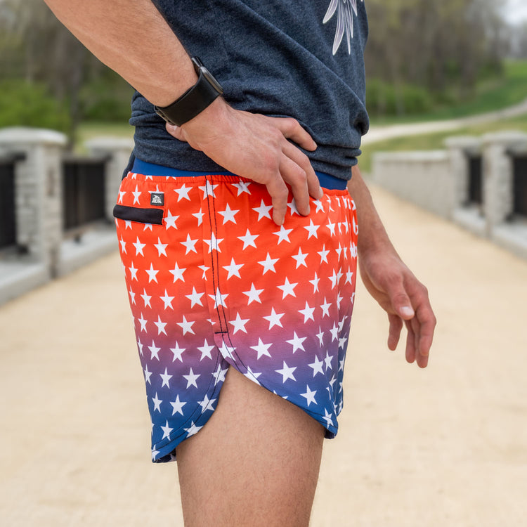 Running Streaker Shorts - America 4" Inseam - Mens