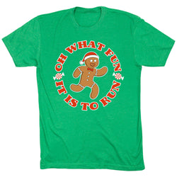 Running Short Sleeve T-Shirt - Oh What Fun It Is To Run