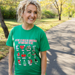 Running Short Sleeve T-Shirt - The 12 Miles of Christmas