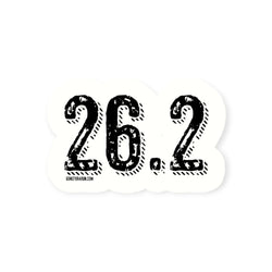 Running Sticker - 26.2
