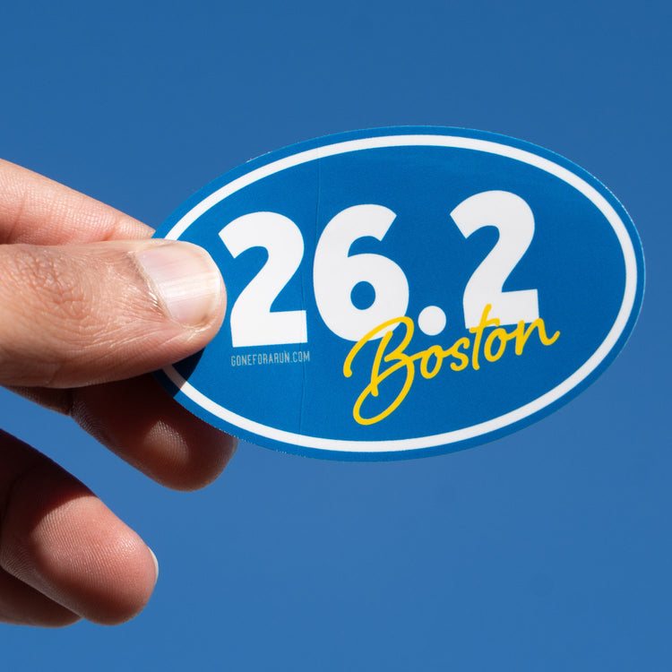 Running Sticker - Boston 26.2