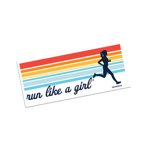 Running Sticker - Run Like a Girl
