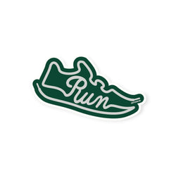 Running Sticker - Run Shoe (Green)