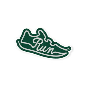 Running Sticker - Run Shoe (Green)