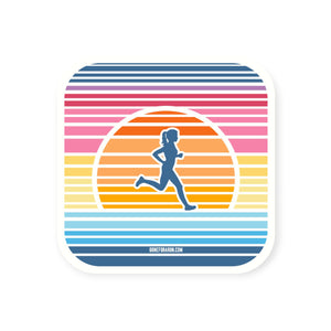 Running Sticker - Sunset Runner