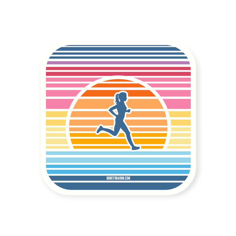 Running Sticker - Sunset Runner